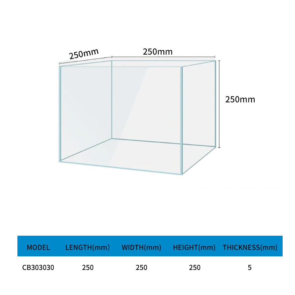 Aquarium ultra-white glass fish tank