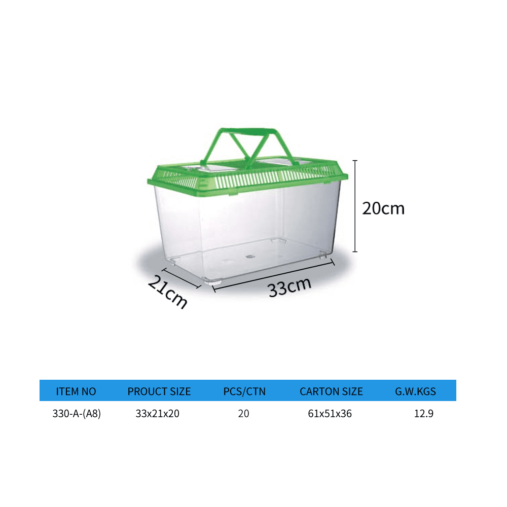 Aquarium Transparent Portable Plastic Small Fish Tank