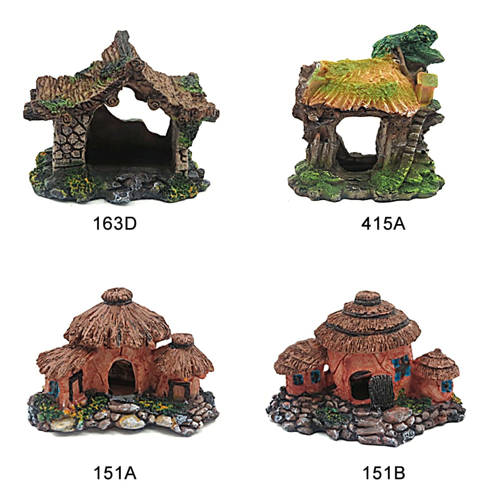 Aquarium simulation house landscape decoration