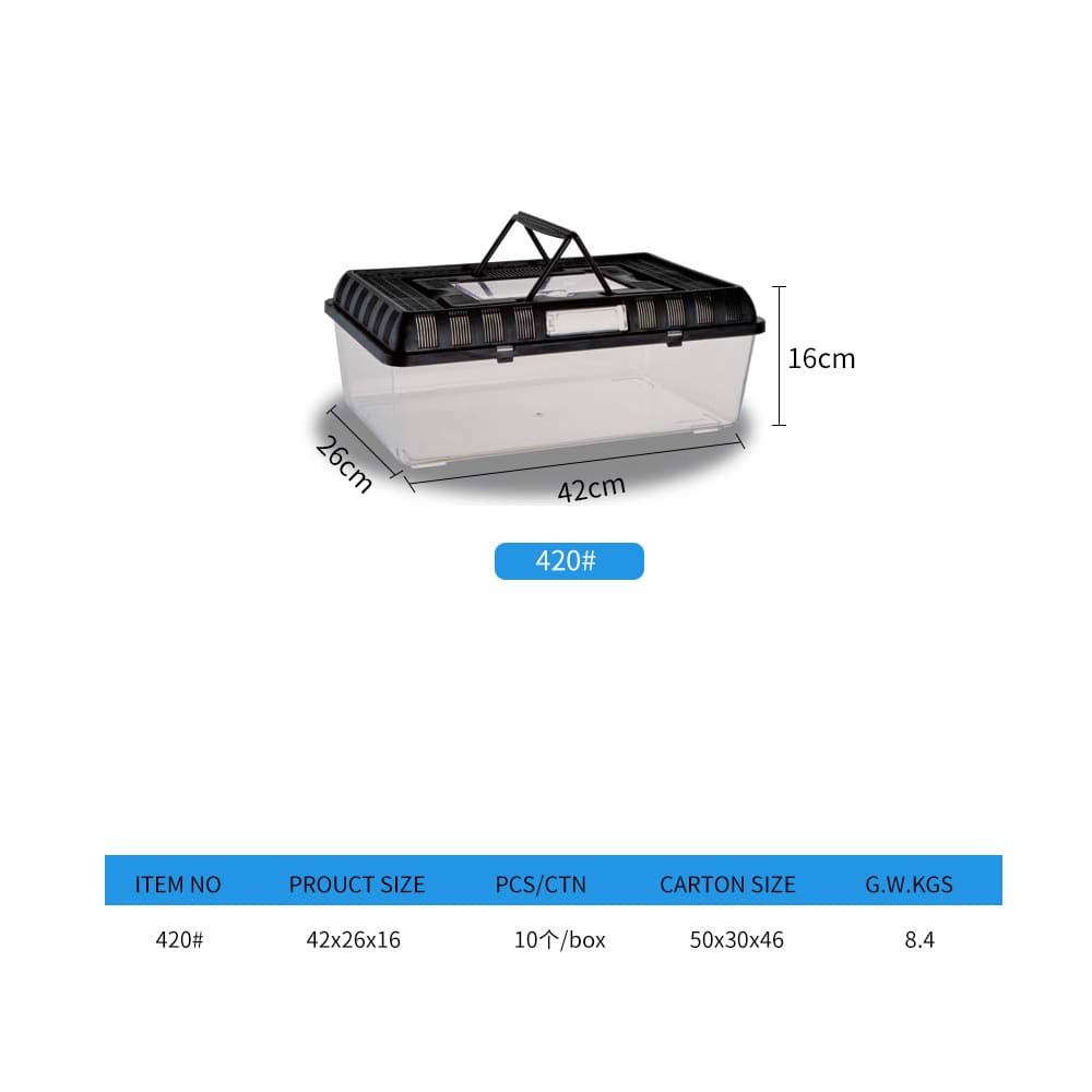 Aquarium plastic small fish tank rearing box