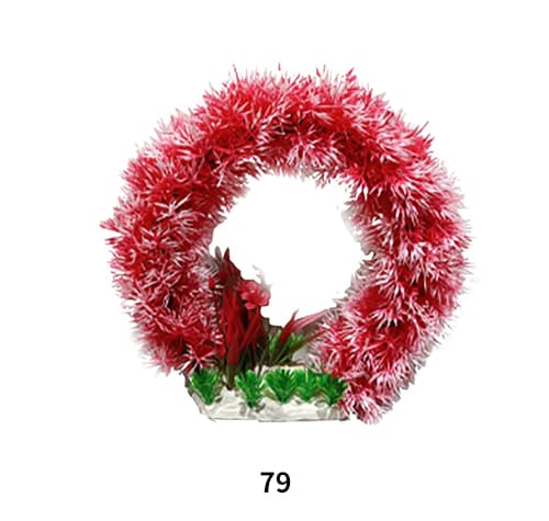 fish tank realistic aquatic wreath