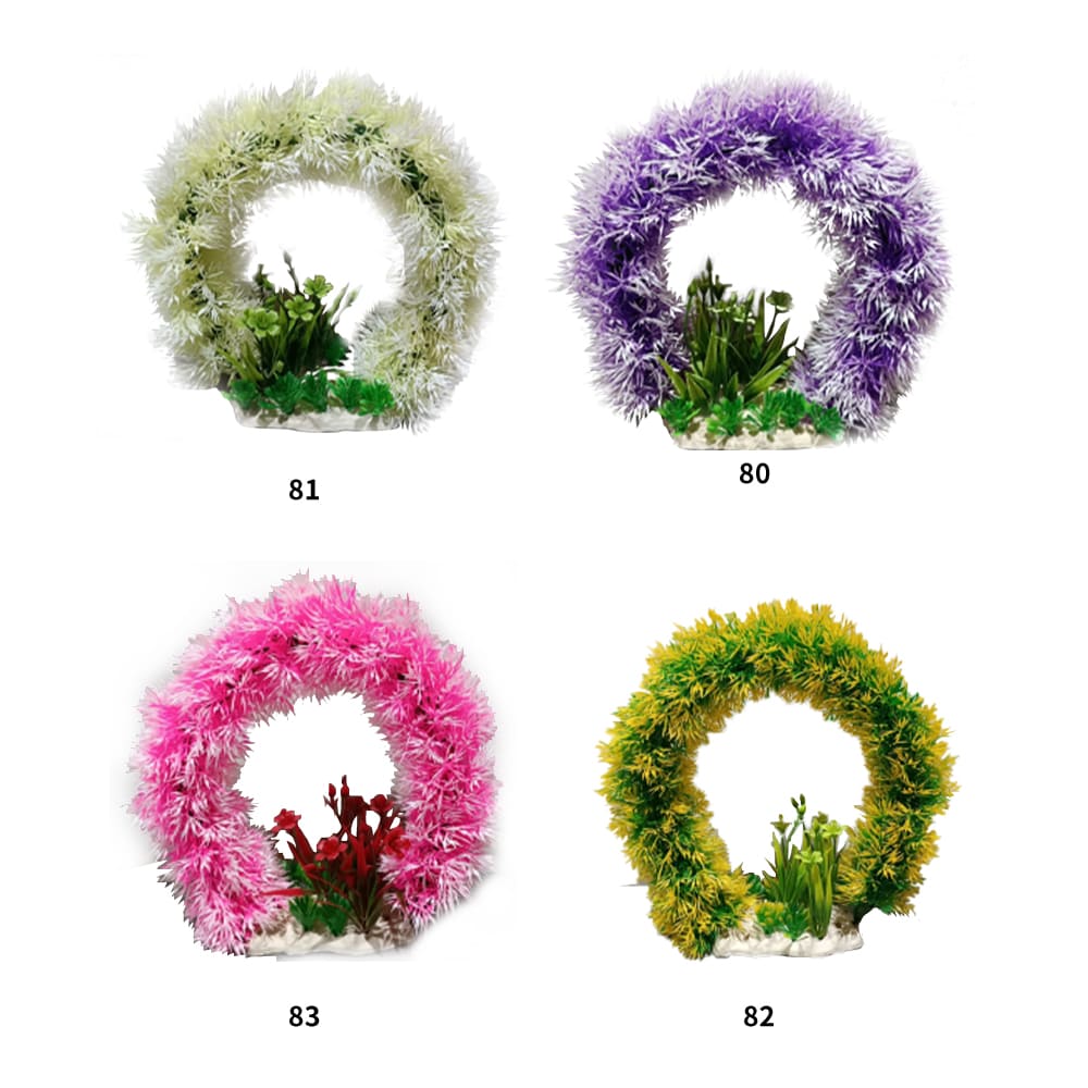 fish tank realistic aquatic wreath