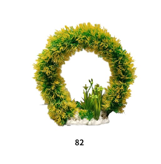 fish tank realistic aquatic wreath
