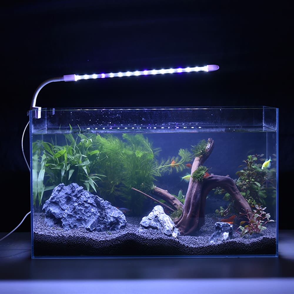 Crystal led aquarium clip light