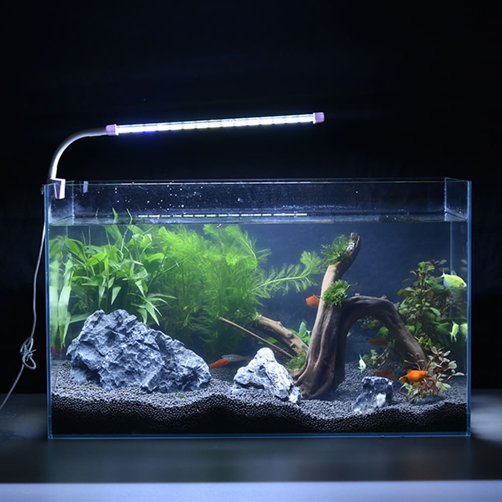 Crystal led aquarium clip light