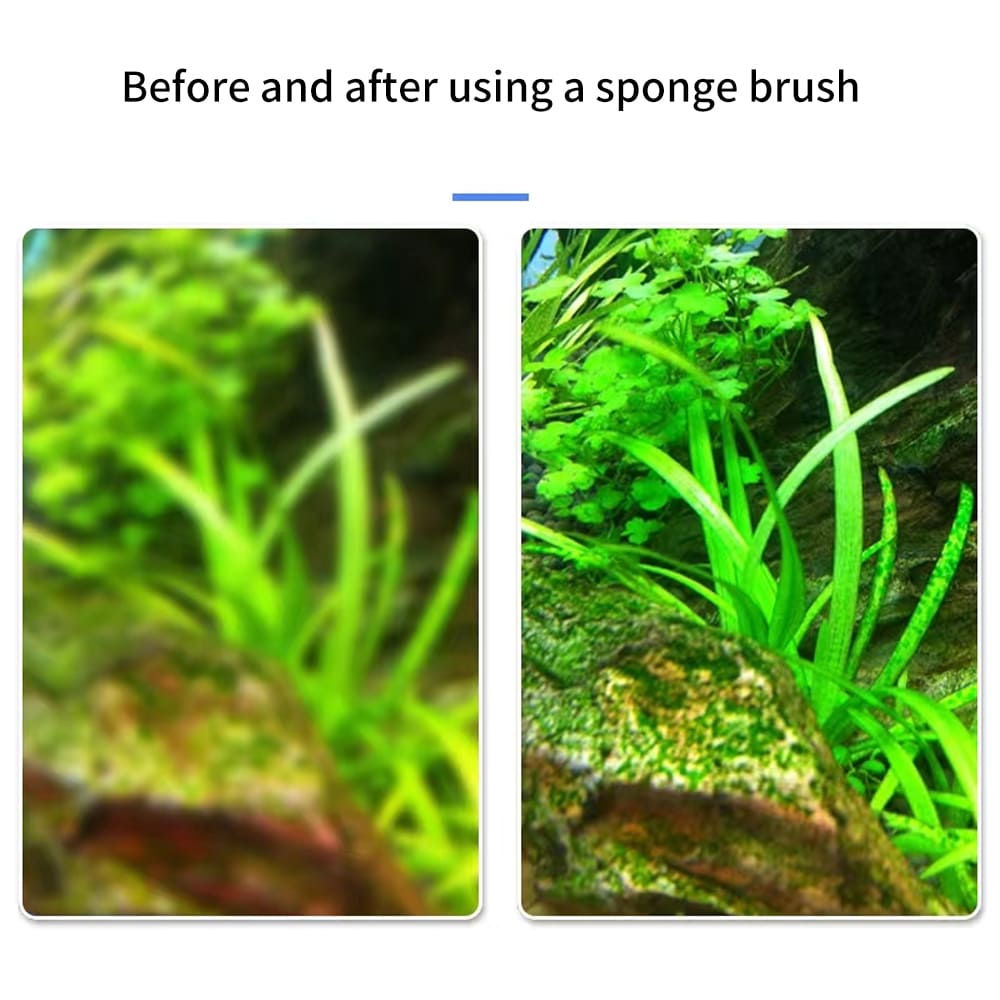 6 in 1 fish tank brush for cleaning