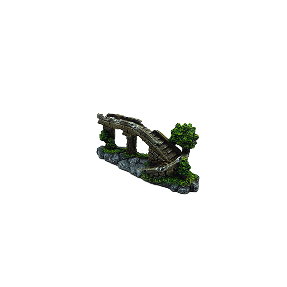 Aquarium simulation arch bridge landscape