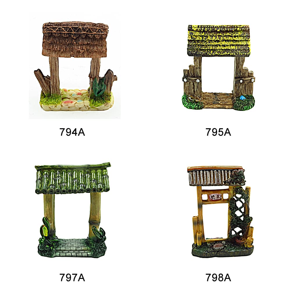 Aquarium resin craft simulation landscaping