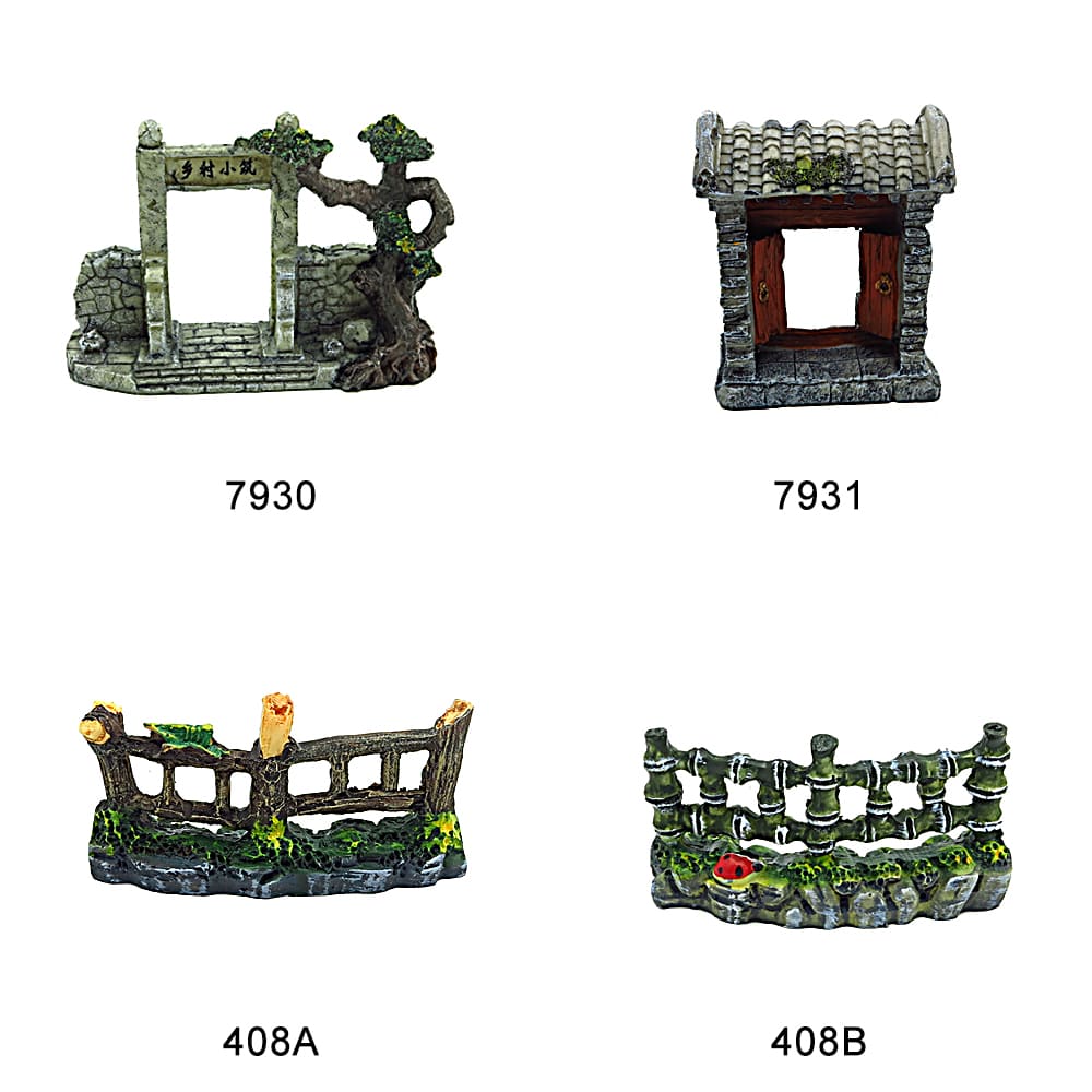 Aquarium resin craft simulation landscaping