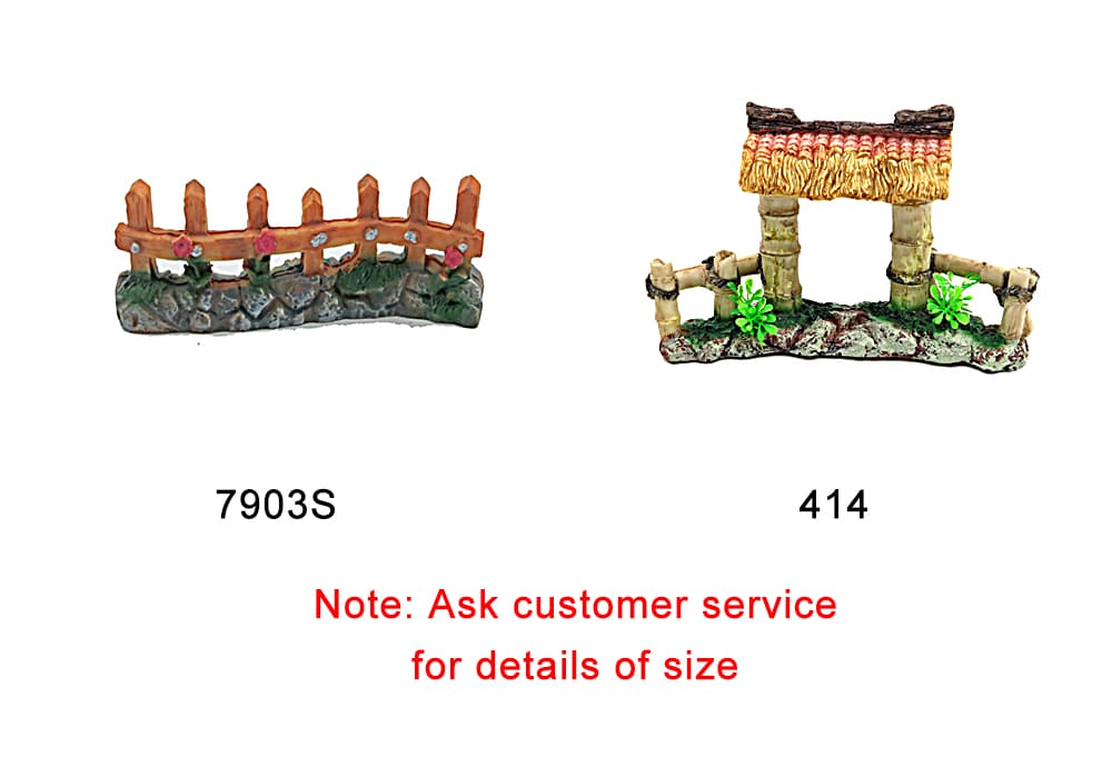 Aquarium resin craft simulation landscaping