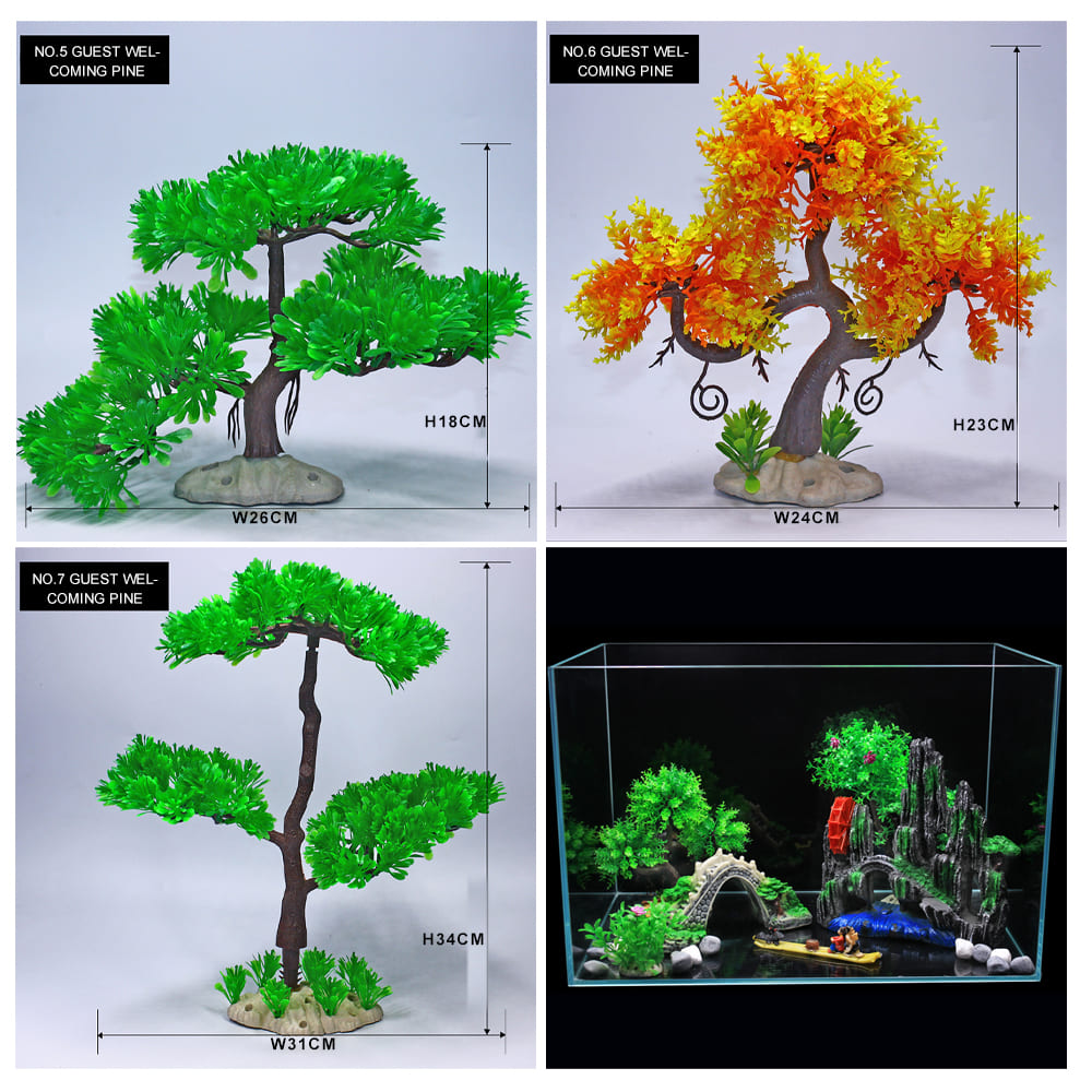 fish tank realistic aquarium plants