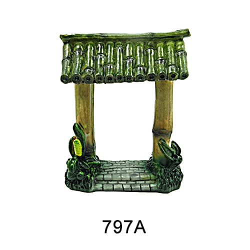 Aquarium resin craft simulation landscaping