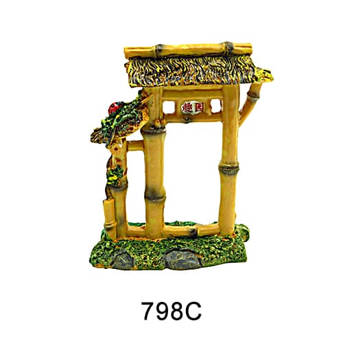 Aquarium resin craft simulation landscaping