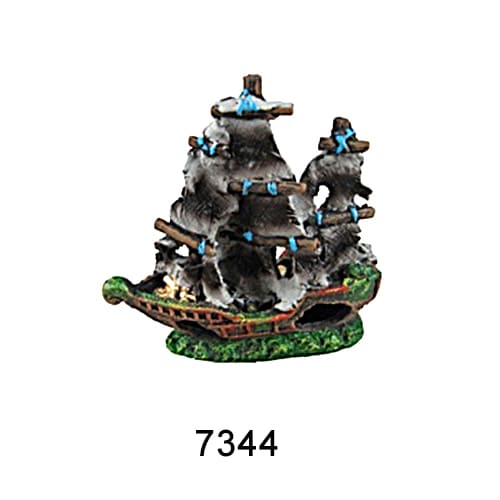 Aquarium resin craft simulation ship landscaping