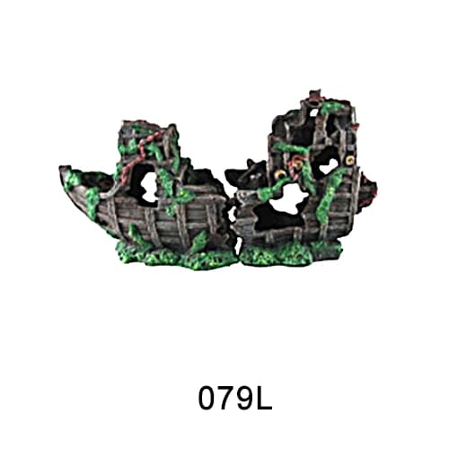 Aquarium resin craft simulation ship landscaping