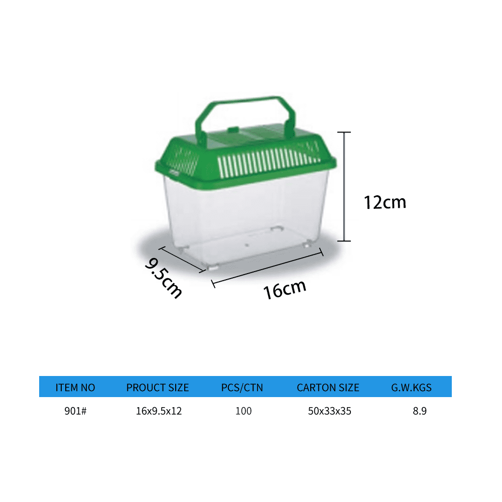 Aquarium Transparent Portable Plastic Small Fish Tank