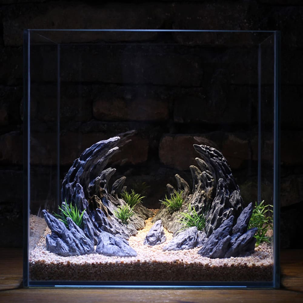 aquarium landscape rock