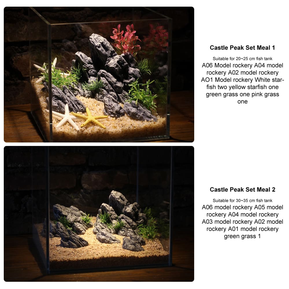 aquarium landscape rock