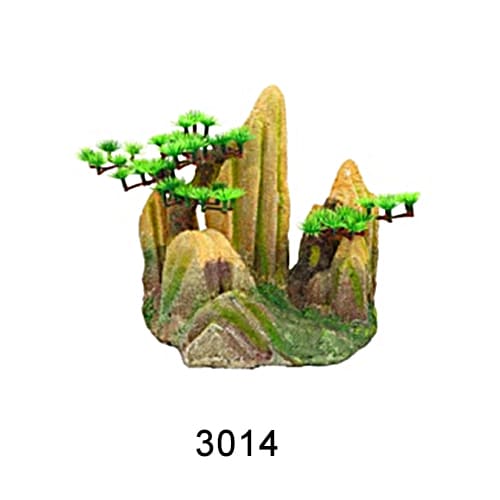 Aquarium resin craft simulation mountain landscaping