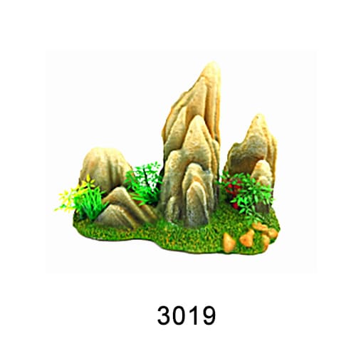 Aquarium resin craft simulation mountain landscaping