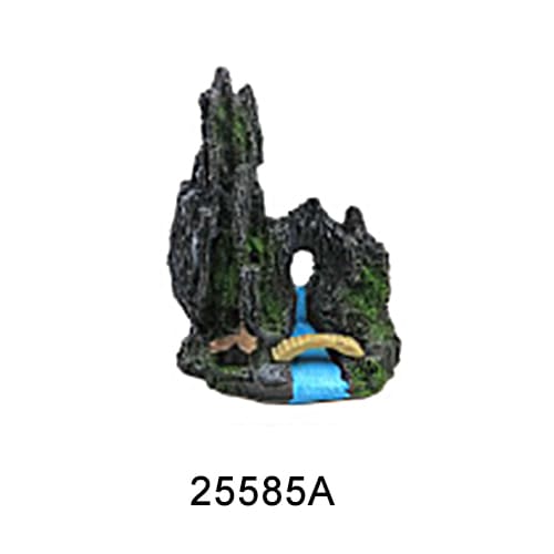 Aquarium resin craft simulation mountain landscaping