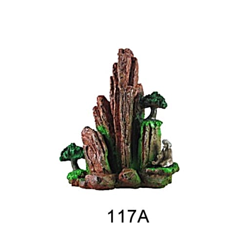 Aquarium resin craft simulation mountain landscaping