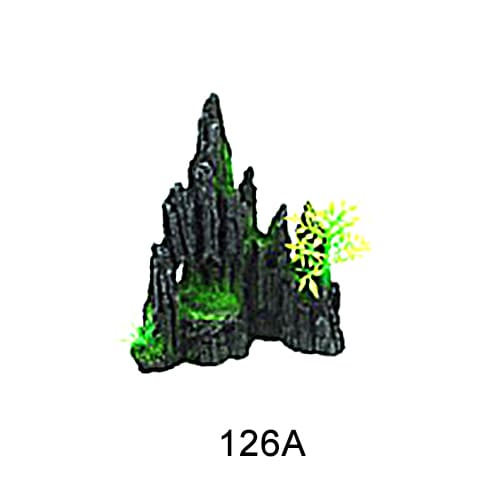 Aquarium resin craft simulation mountain landscaping