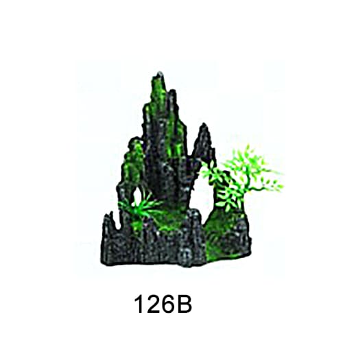 Aquarium resin craft simulation mountain landscaping