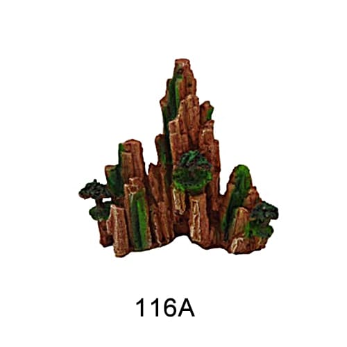 Aquarium resin craft simulation mountain landscaping