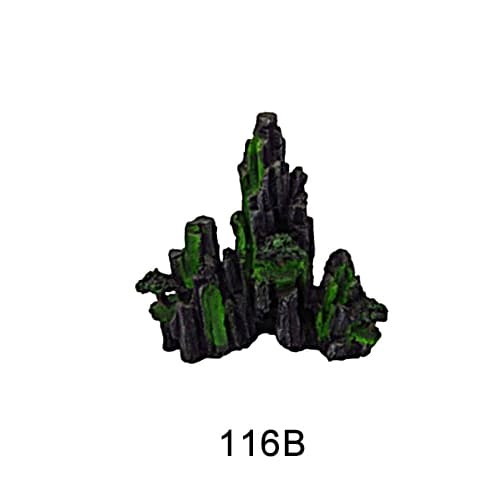 Aquarium resin craft simulation mountain landscaping