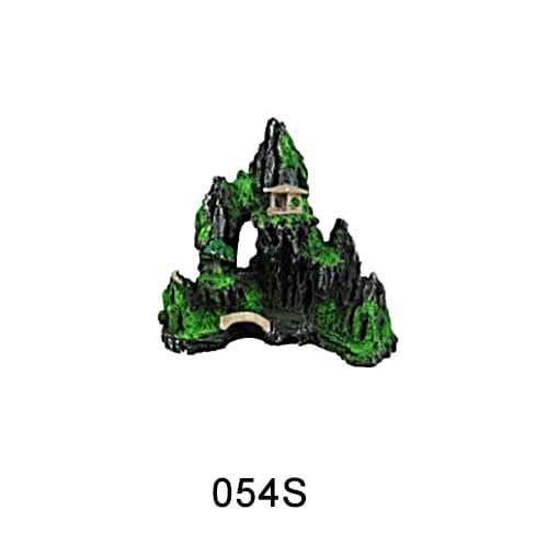 Aquarium resin craft simulation mountain landscaping