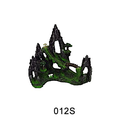 Aquarium resin craft simulation mountain landscaping