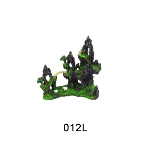 Aquarium resin craft simulation mountain landscaping
