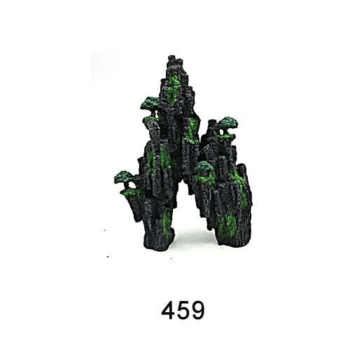 Aquarium resin craft simulation mountain landscaping