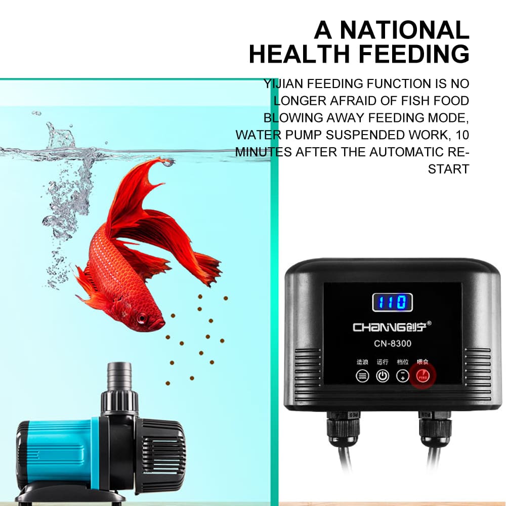 Aquarium AC external control frequency conversion fish pond pump