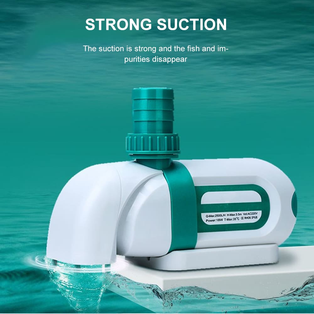 Aquarium side suction variable frequency water pump