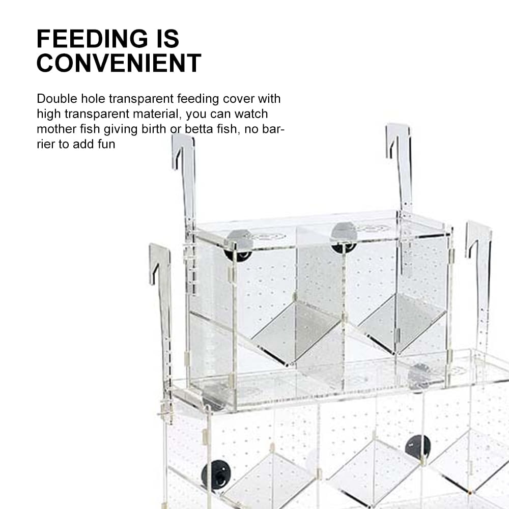 Acrylic isolation box for aquarium