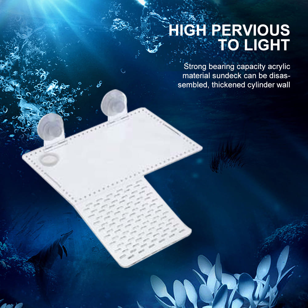 Aquarium Acrylic Turtle Sun Deck