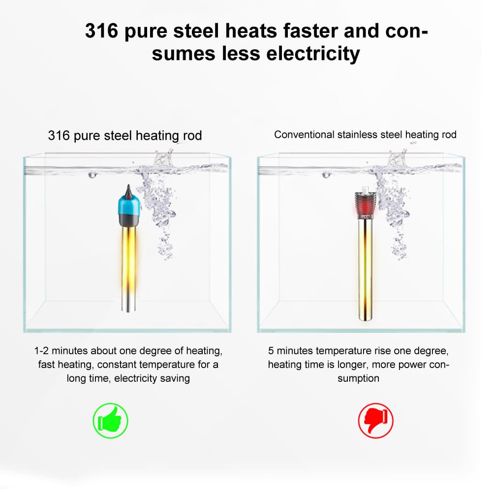 Stainless Steel aquarium heater