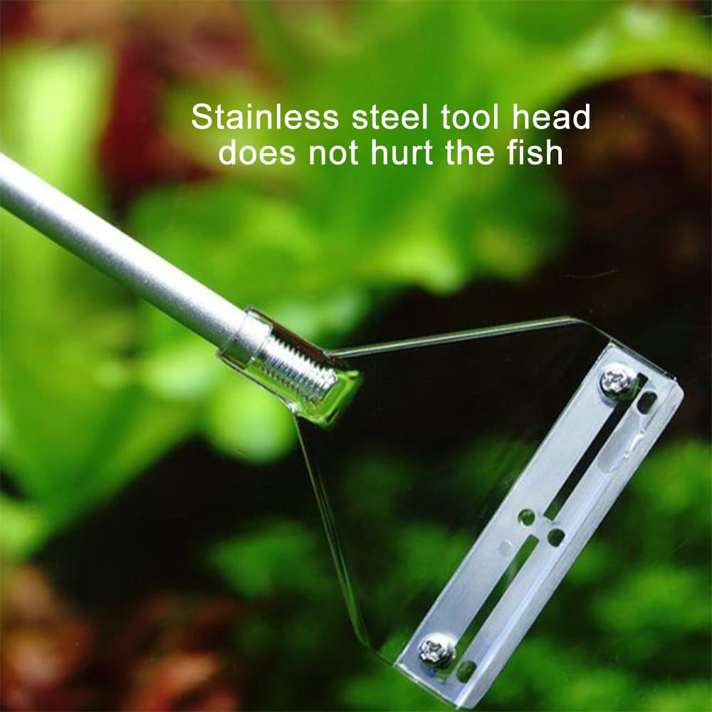 Aquarium aluminum alloy long handle algae scraper