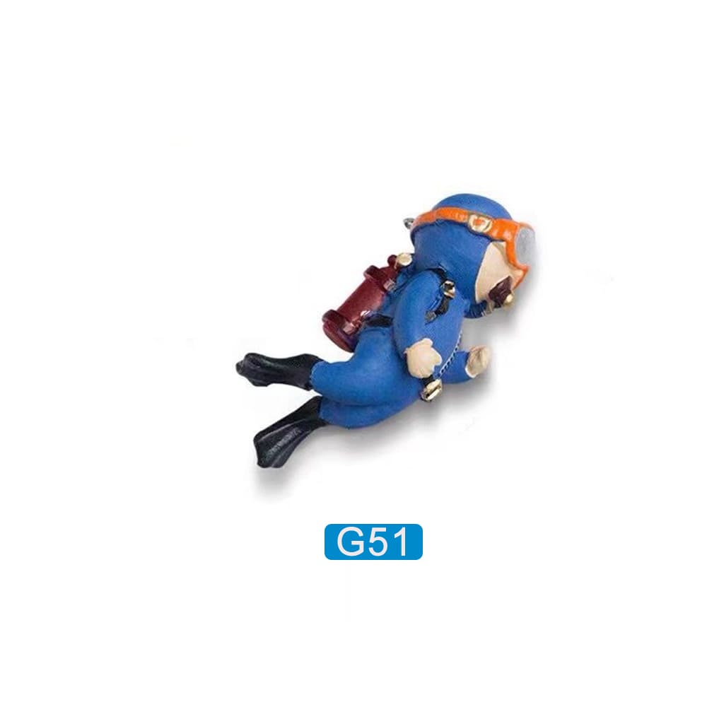 Aquarium Personality Floating Diver Ornament