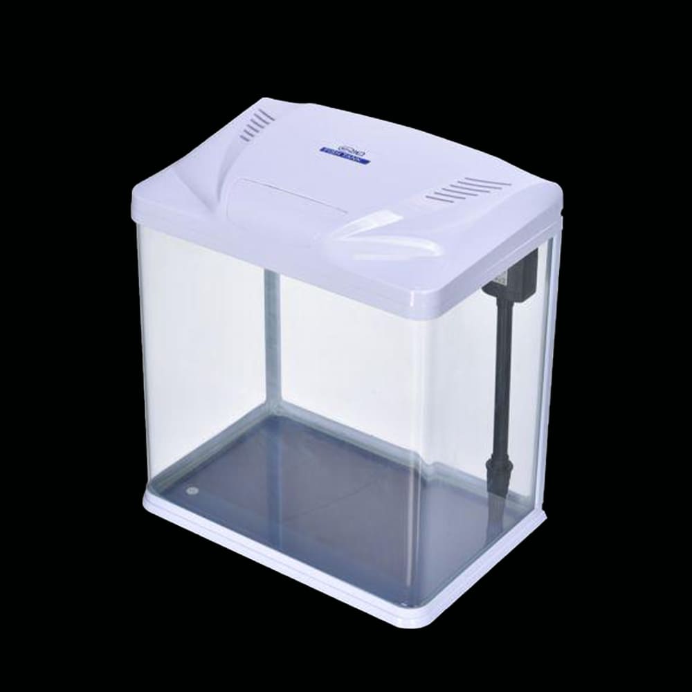 Aquarium Covered aquarium with LED light