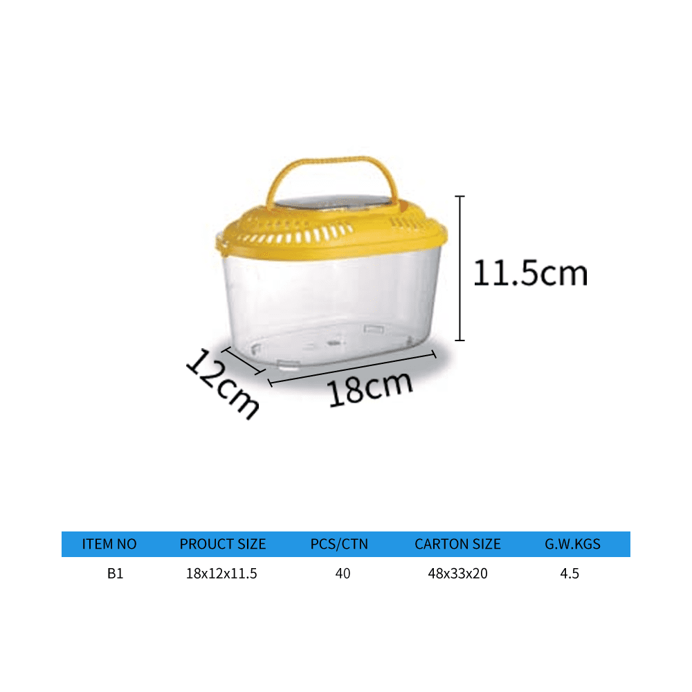 Round tortoise pet box
