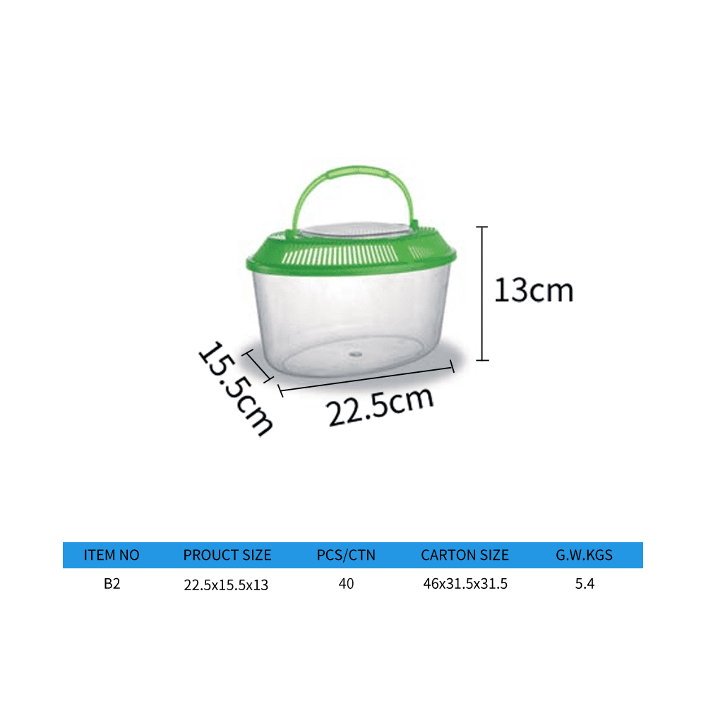 Round tortoise pet box