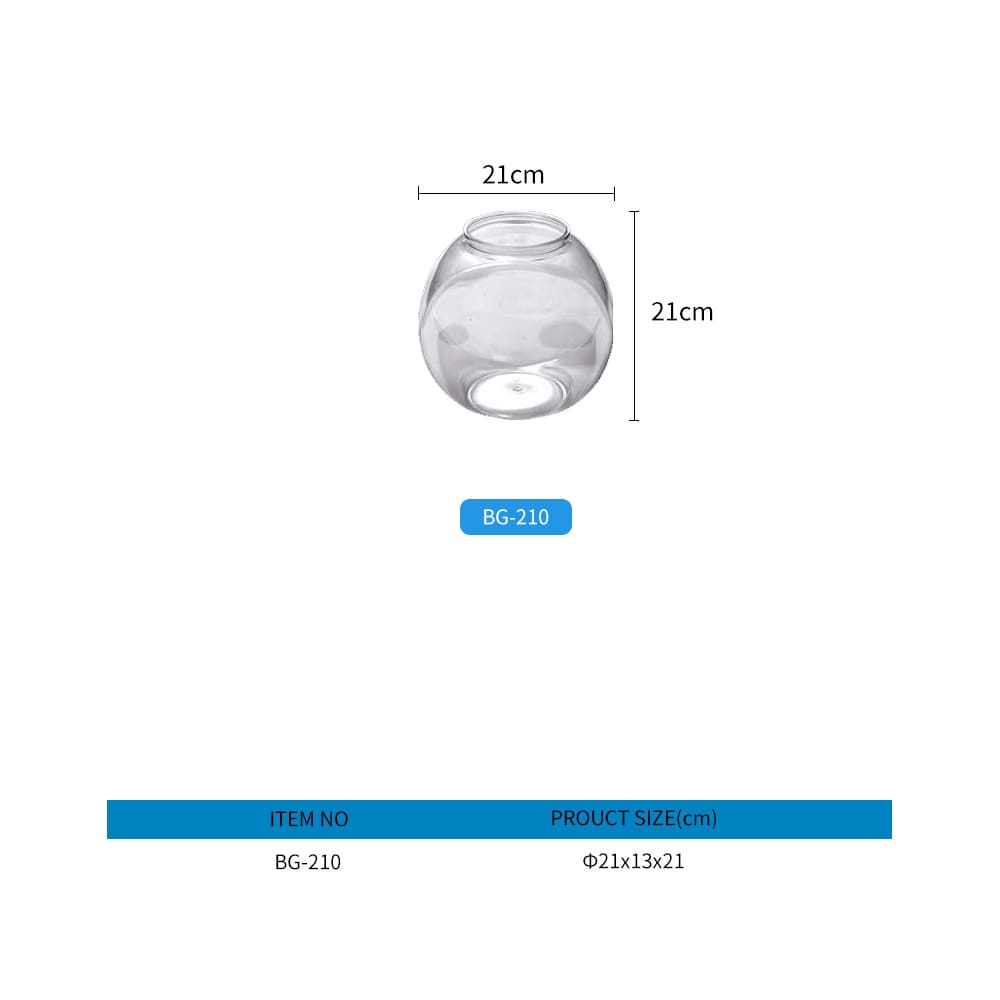 Aquarium round thickened transparent fish tank