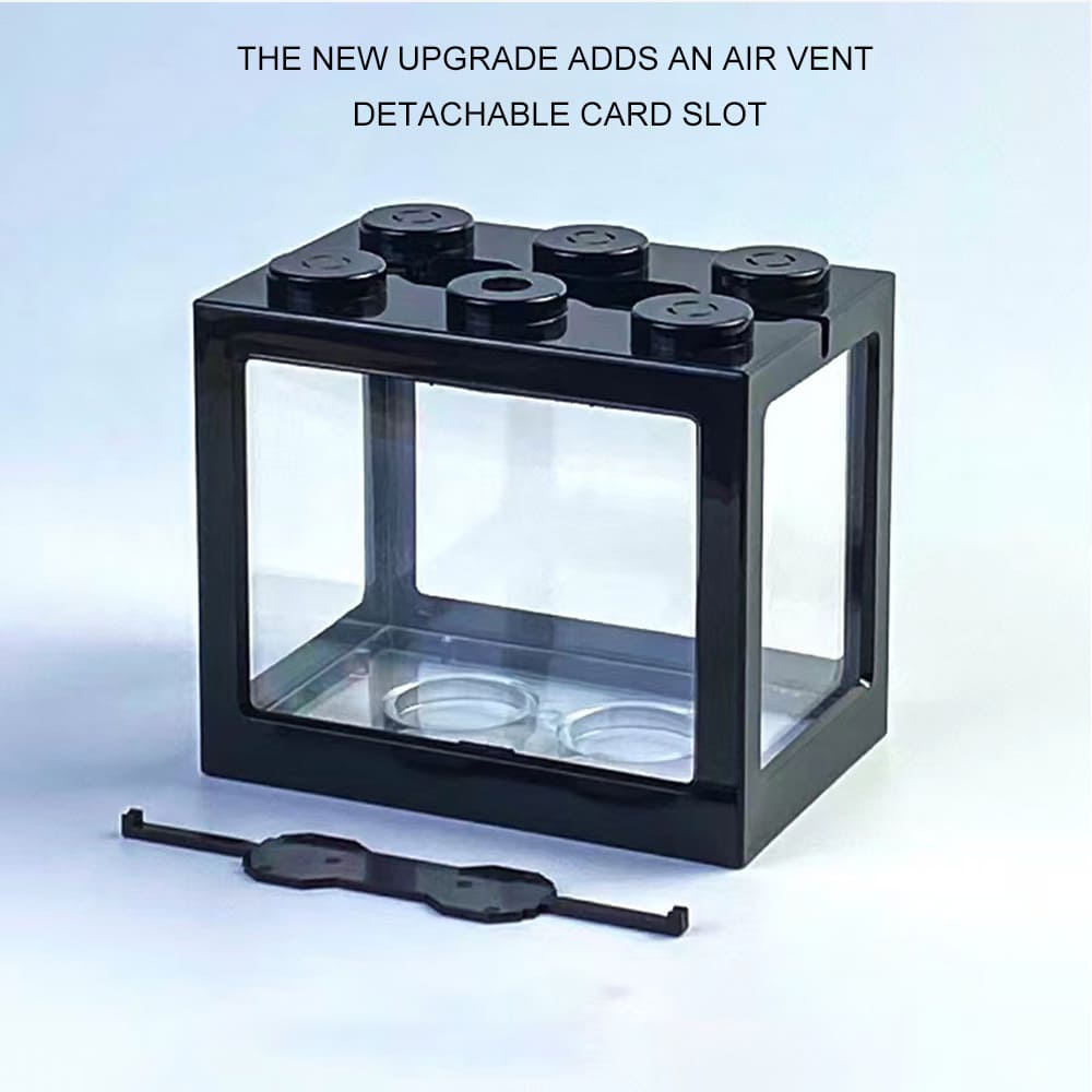 mini aquarium building block fish tank