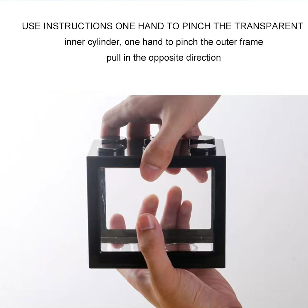 mini aquarium building block fish tank