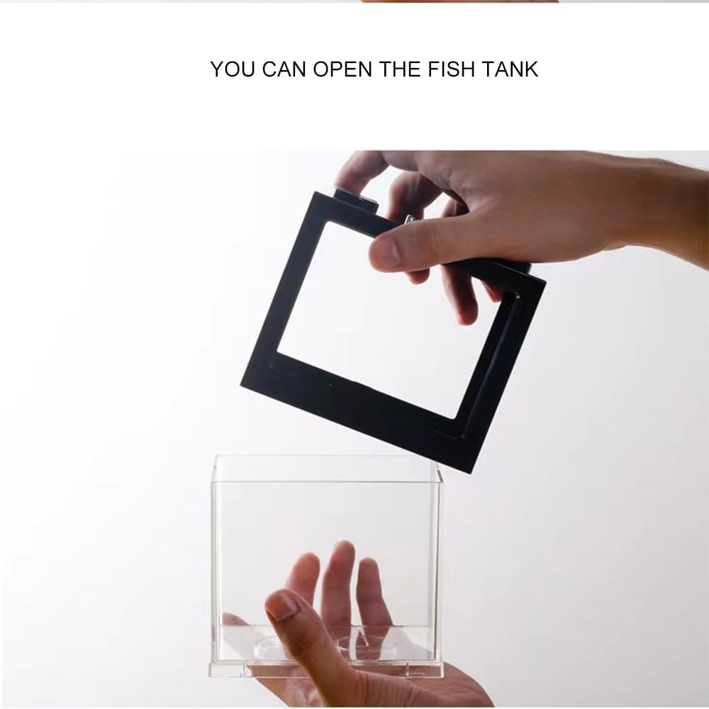 mini aquarium building block fish tank