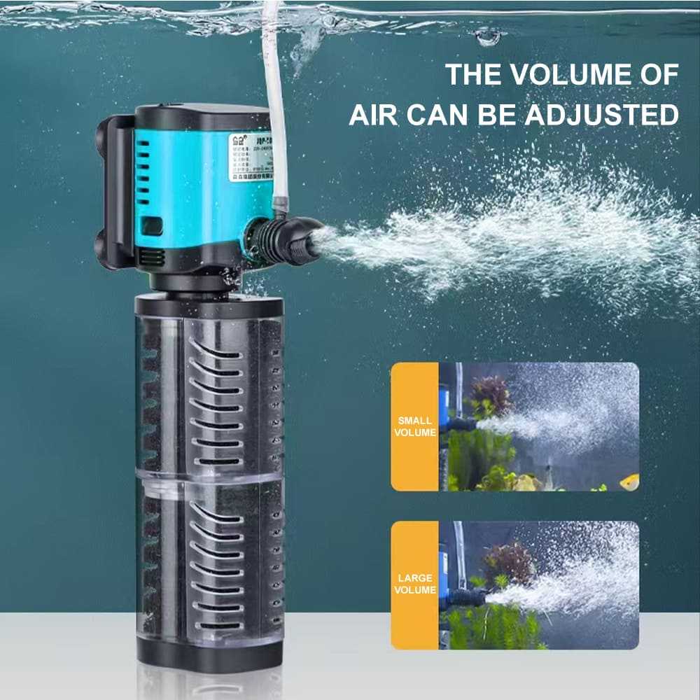 3-in-1 aquarium filter pump