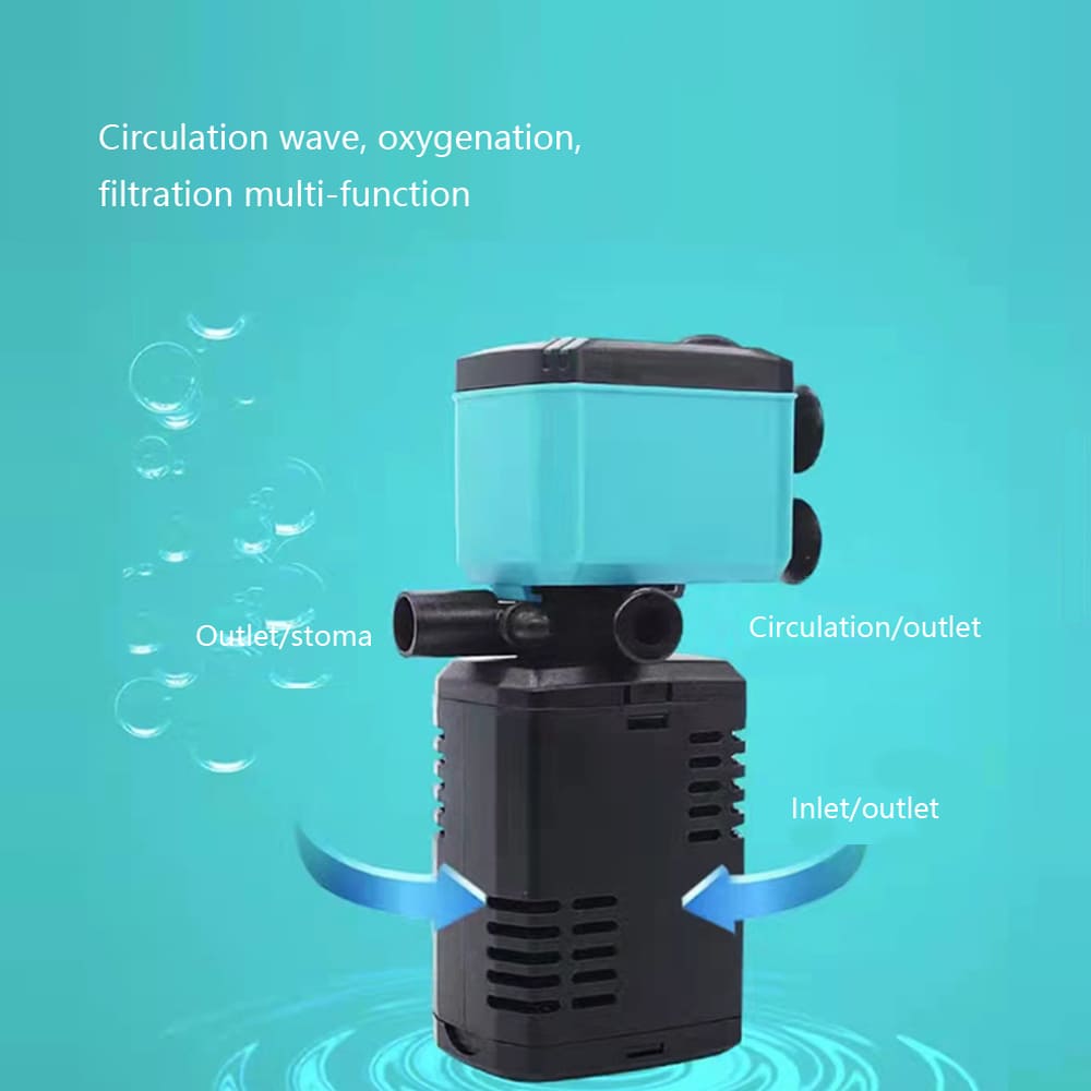 Aquarium Built-in filtered oxygen pump